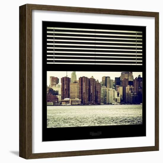 View from the Window - Skyline - Manhattan-Philippe Hugonnard-Framed Photographic Print