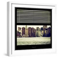 View from the Window - Skyline - Manhattan-Philippe Hugonnard-Framed Photographic Print