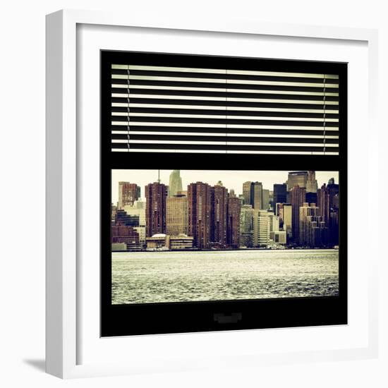 View from the Window - Skyline - Manhattan-Philippe Hugonnard-Framed Photographic Print