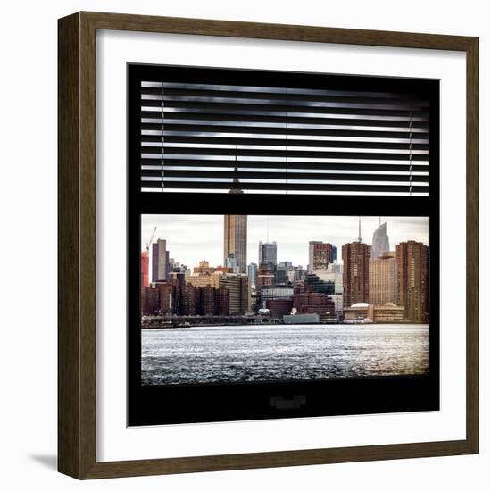 View from the Window - Skyline - Manhattan-Philippe Hugonnard-Framed Photographic Print