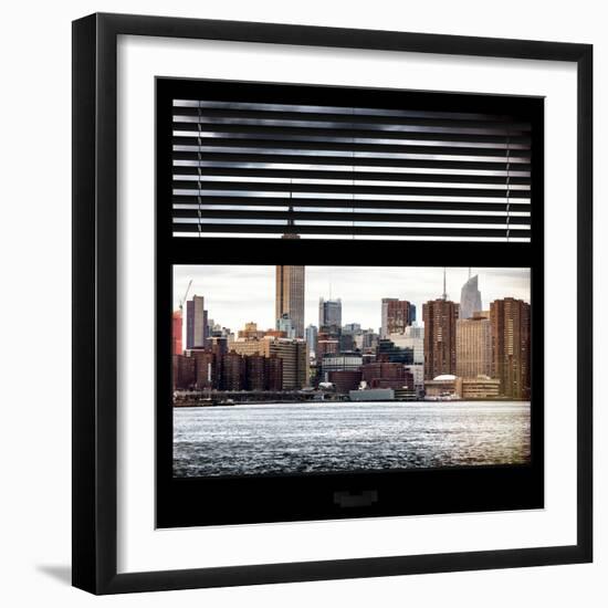 View from the Window - Skyline - Manhattan-Philippe Hugonnard-Framed Photographic Print