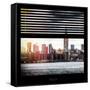 View from the Window - Skyline - Manhattan-Philippe Hugonnard-Framed Stretched Canvas