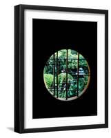 View from the Window, Tentokuin Temple, Kyoto, Japan-null-Framed Premium Photographic Print