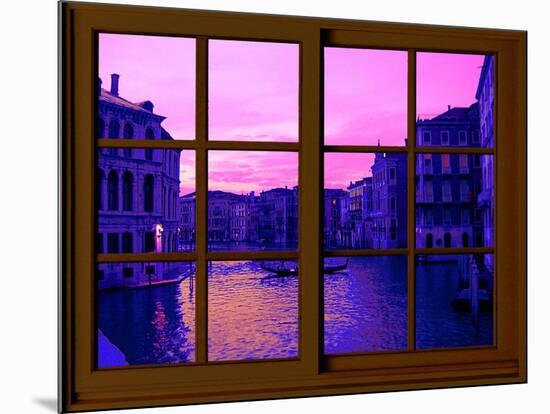 View from the Window the Grand Canal at Venice-Anna Siena-Mounted Giclee Print