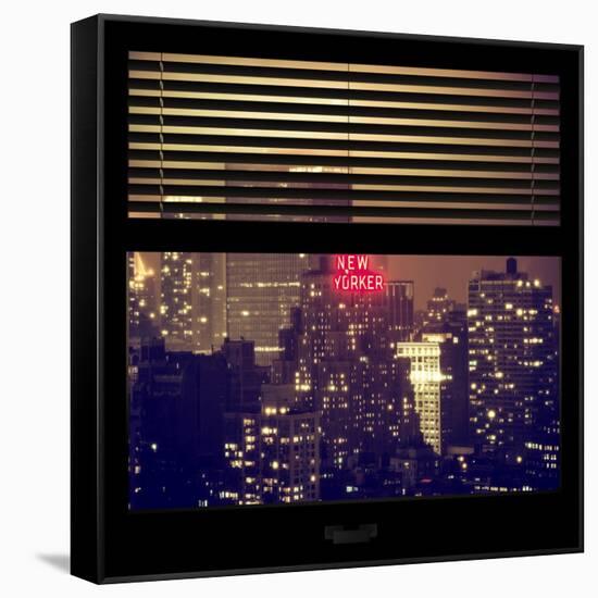 View from the Window - The New Yorker-Philippe Hugonnard-Framed Stretched Canvas