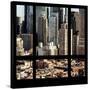 View from the Window - Theater District Manhattan-Philippe Hugonnard-Stretched Canvas