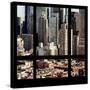 View from the Window - Theater District Manhattan-Philippe Hugonnard-Stretched Canvas