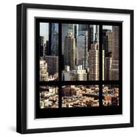 View from the Window - Theater District Manhattan-Philippe Hugonnard-Framed Photographic Print