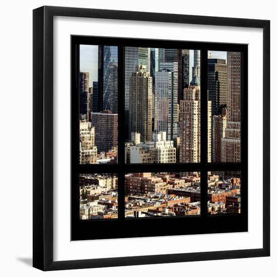 View from the Window - Theater District Manhattan-Philippe Hugonnard-Framed Photographic Print