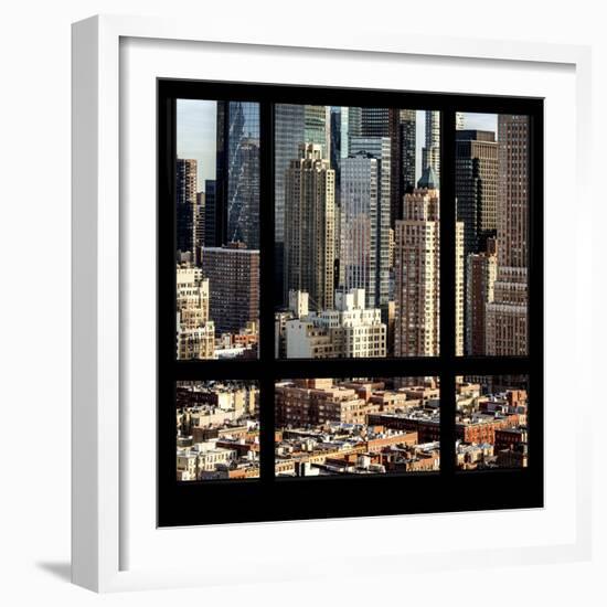View from the Window - Theater District Manhattan-Philippe Hugonnard-Framed Photographic Print
