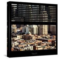 View from the Window - Theater District Manhattan-Philippe Hugonnard-Stretched Canvas