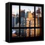 View from the Window - Times Square Buildings-Philippe Hugonnard-Framed Stretched Canvas