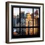 View from the Window - Times Square Buildings-Philippe Hugonnard-Framed Photographic Print