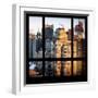 View from the Window - Times Square Buildings-Philippe Hugonnard-Framed Photographic Print