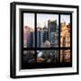 View from the Window - Times Square Buildings-Philippe Hugonnard-Framed Photographic Print