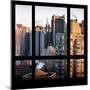 View from the Window - Times Square Buildings-Philippe Hugonnard-Mounted Photographic Print