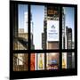 View from the Window - Times Square Buildings-Philippe Hugonnard-Mounted Photographic Print