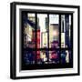 View from the Window - Times Square Buildings-Philippe Hugonnard-Framed Photographic Print
