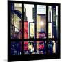 View from the Window - Times Square Buildings-Philippe Hugonnard-Mounted Photographic Print