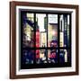 View from the Window - Times Square Buildings-Philippe Hugonnard-Framed Photographic Print