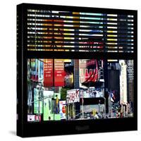 View from the Window - Times Square Buildings-Philippe Hugonnard-Stretched Canvas