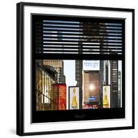 View from the Window - Times Square Buildings-Philippe Hugonnard-Framed Photographic Print