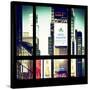 View from the Window - Times Square Buildings-Philippe Hugonnard-Stretched Canvas