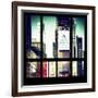 View from the Window - Times Square Buildings-Philippe Hugonnard-Framed Photographic Print