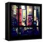 View from the Window - Times Square Buildings-Philippe Hugonnard-Framed Stretched Canvas