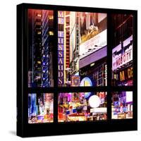 View from the Window - Times Square Night-Philippe Hugonnard-Stretched Canvas