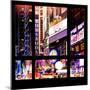 View from the Window - Times Square Night-Philippe Hugonnard-Mounted Photographic Print