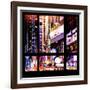 View from the Window - Times Square Night-Philippe Hugonnard-Framed Photographic Print