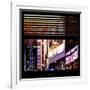 View from the Window - Times Square Night-Philippe Hugonnard-Framed Photographic Print