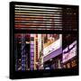 View from the Window - Times Square Night-Philippe Hugonnard-Stretched Canvas