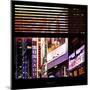 View from the Window - Times Square Night-Philippe Hugonnard-Mounted Photographic Print