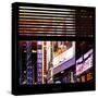 View from the Window - Times Square Night-Philippe Hugonnard-Stretched Canvas
