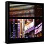 View from the Window - Times Square Night-Philippe Hugonnard-Framed Stretched Canvas