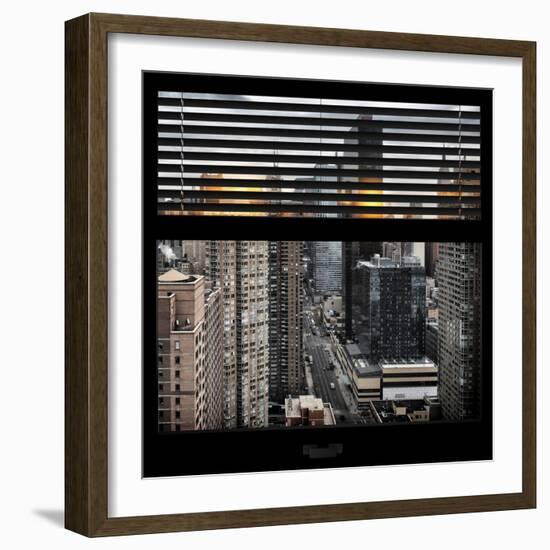 View from the Window - Times Square-Philippe Hugonnard-Framed Photographic Print