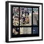 View from the Window - Upper Manhattan Building-Philippe Hugonnard-Framed Photographic Print