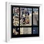 View from the Window - Upper Manhattan Building-Philippe Hugonnard-Framed Photographic Print