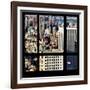 View from the Window - Upper Manhattan Building-Philippe Hugonnard-Framed Photographic Print