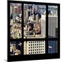 View from the Window - Upper Manhattan Building-Philippe Hugonnard-Mounted Photographic Print