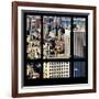 View from the Window - Upper Manhattan Building-Philippe Hugonnard-Framed Photographic Print