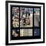 View from the Window - Upper Manhattan Building-Philippe Hugonnard-Framed Photographic Print