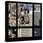View from the Window - Upper Manhattan Building-Philippe Hugonnard-Stretched Canvas