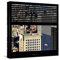 View from the Window - Upper Manhattan Building-Philippe Hugonnard-Stretched Canvas