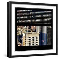 View from the Window - Upper Manhattan Building-Philippe Hugonnard-Framed Photographic Print