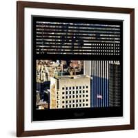 View from the Window - Upper Manhattan Building-Philippe Hugonnard-Framed Photographic Print