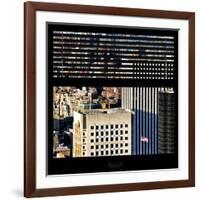 View from the Window - Upper Manhattan Building-Philippe Hugonnard-Framed Photographic Print