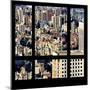 View from the Window - Upper Manhattan Building-Philippe Hugonnard-Mounted Photographic Print